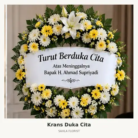 Krans Bunga Duka Pakal